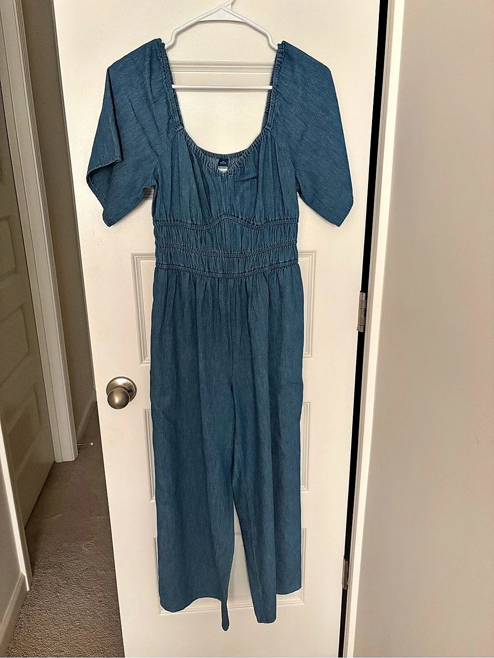 Old Navy Blue Petite Jumpsuit Size XS Like New